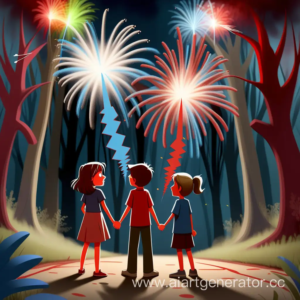 Childrens-Argument-Ignites-Colorful-Fireworks-of-Emotions