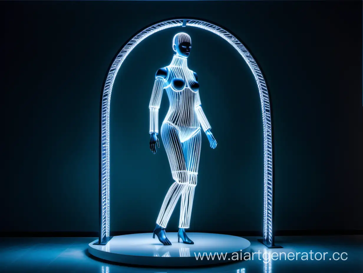 LED-Prosthetics-Mannequin-in-Dynamic-Motion-with-Arch