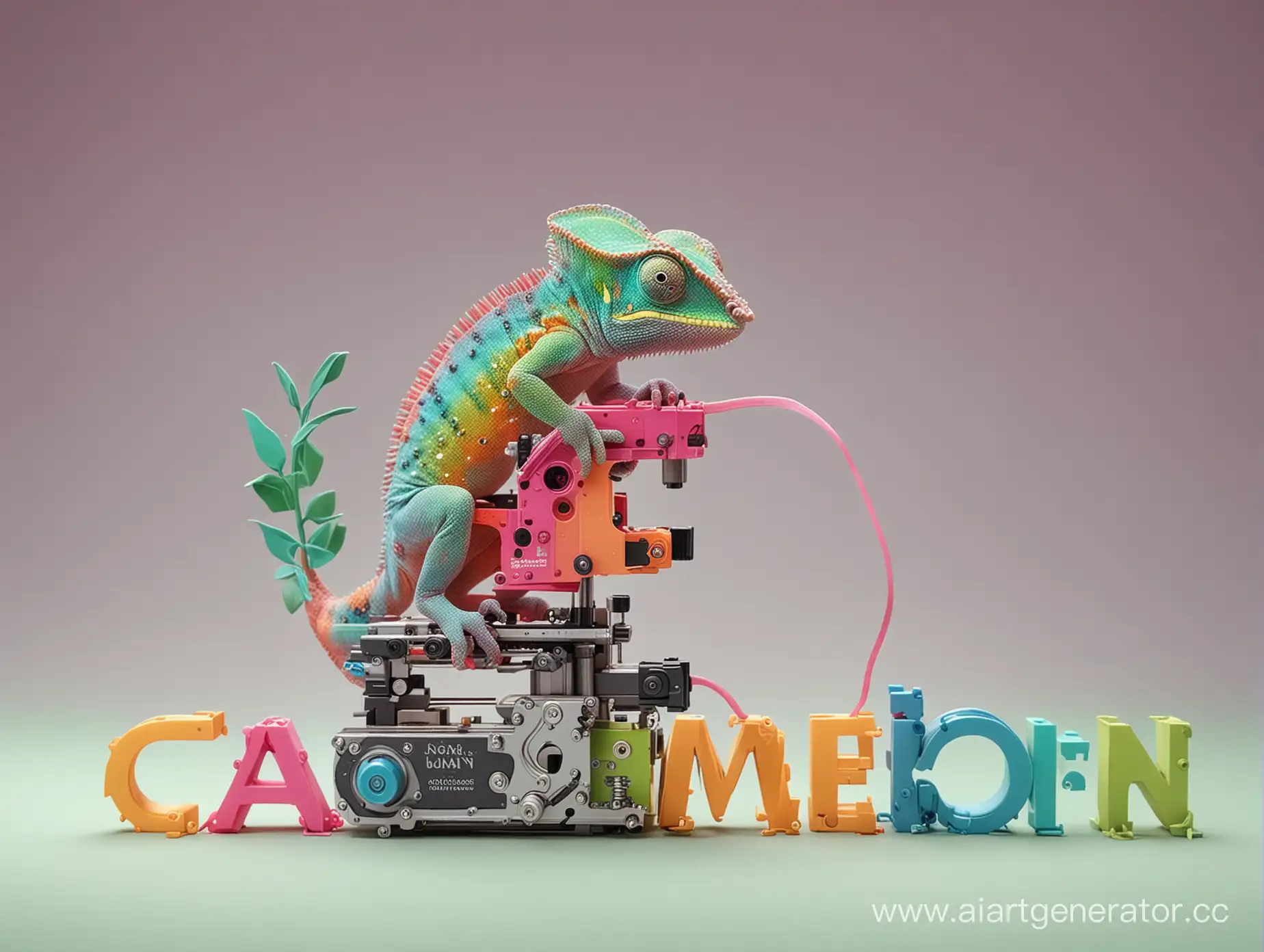 Innovative-Chameleon-with-Miniature-CNC-Machine-and-3D-Printer