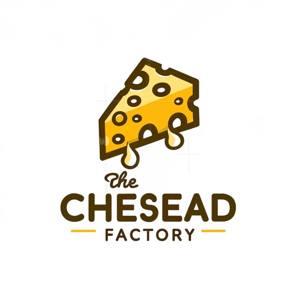 a logo design,with the text "Cheesemaking Milk Tear", main symbol:cheese, cheese head, cheese with holes, a drop of milk leaks from the cheese, cheese factory,Moderate,be used in Restaurant industry,clear background