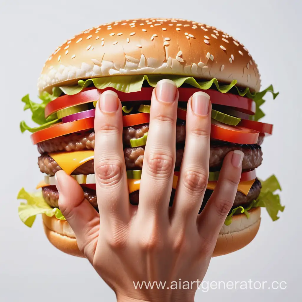 Creepy-Hamburger-Art-with-Human-Fingers-for-a-Surreal-Culinary-Experience