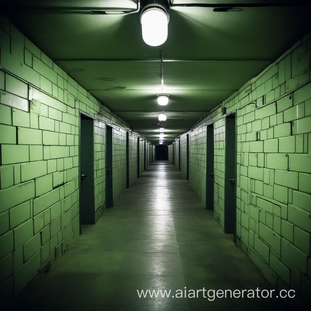 Бесконечные коридоры подземного бункера