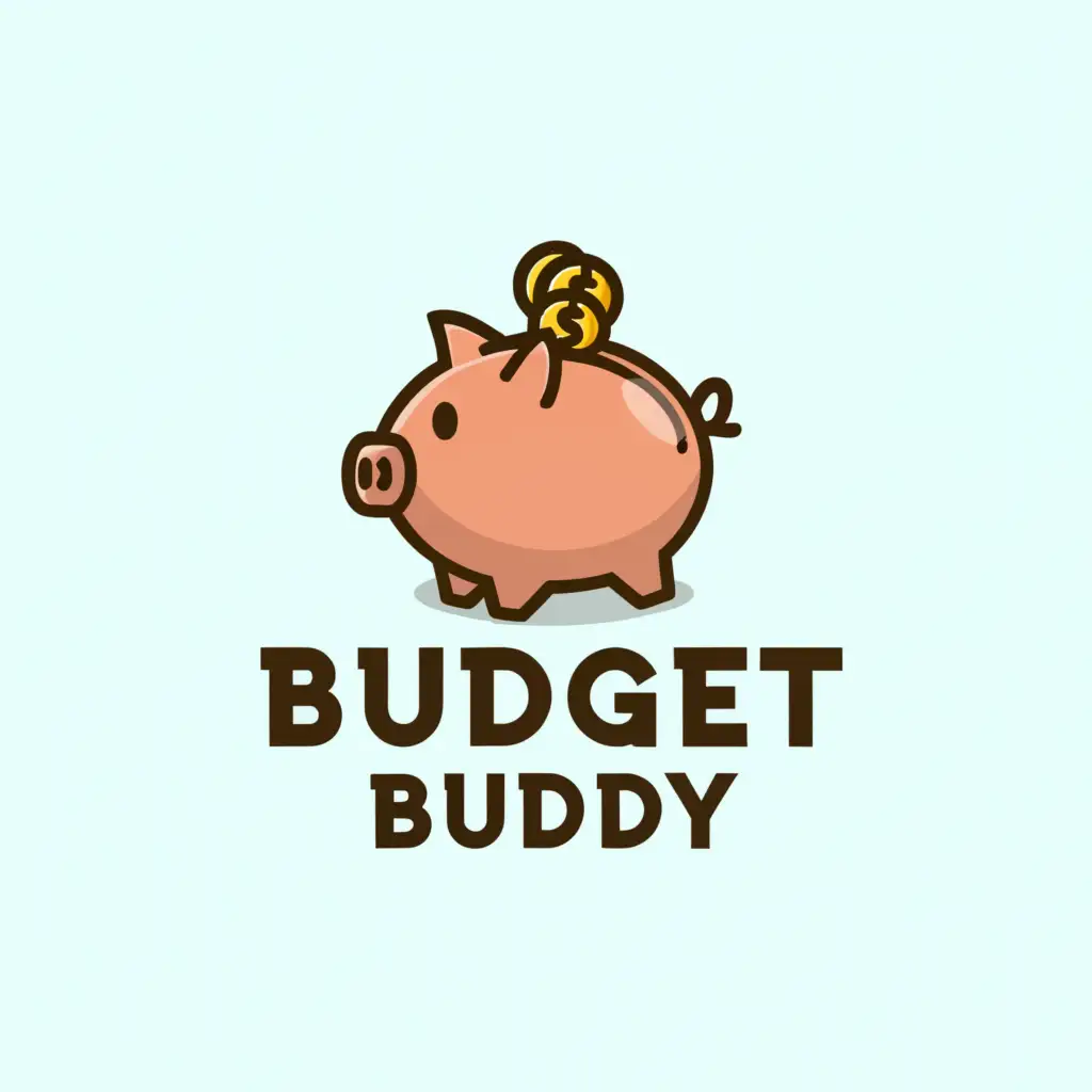 a logo design,with the text "Budget Buddy", main symbol:Personal finance app to track your expenses,Moderate,be used in Finance industry,clear background