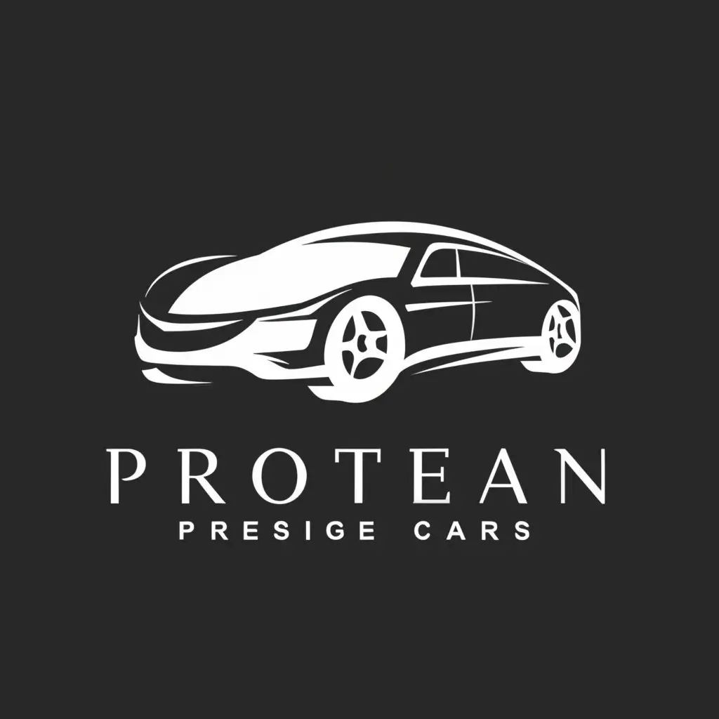 a logo design,with the text "PROTEAN", main symbol:PRESTIGE CARS,Moderate,be used in Travel industry,clear background
