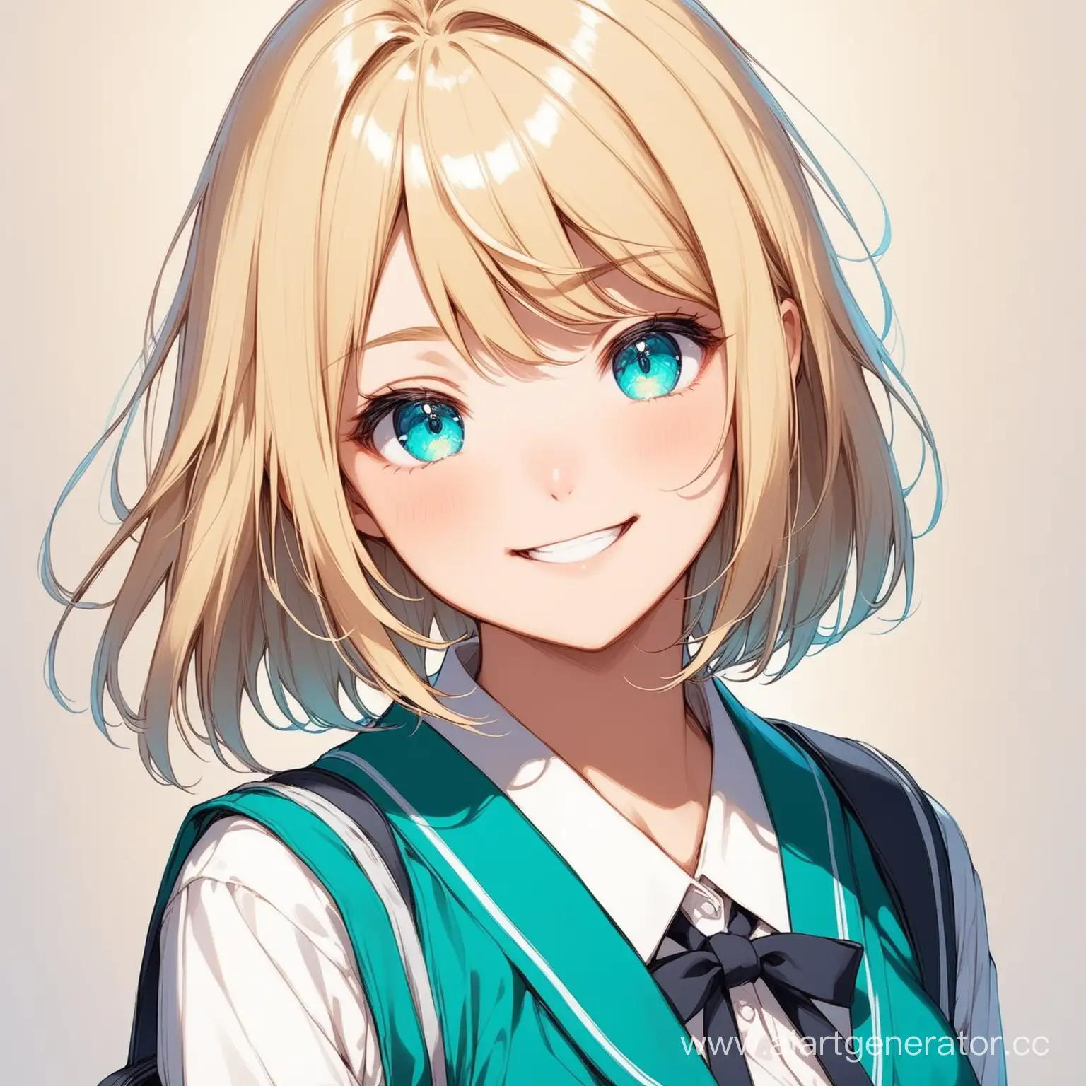 Cheerful-Schoolgirl-with-Blonde-Bob-and-Turquoise-Eyes-in-Japanese-Uniform