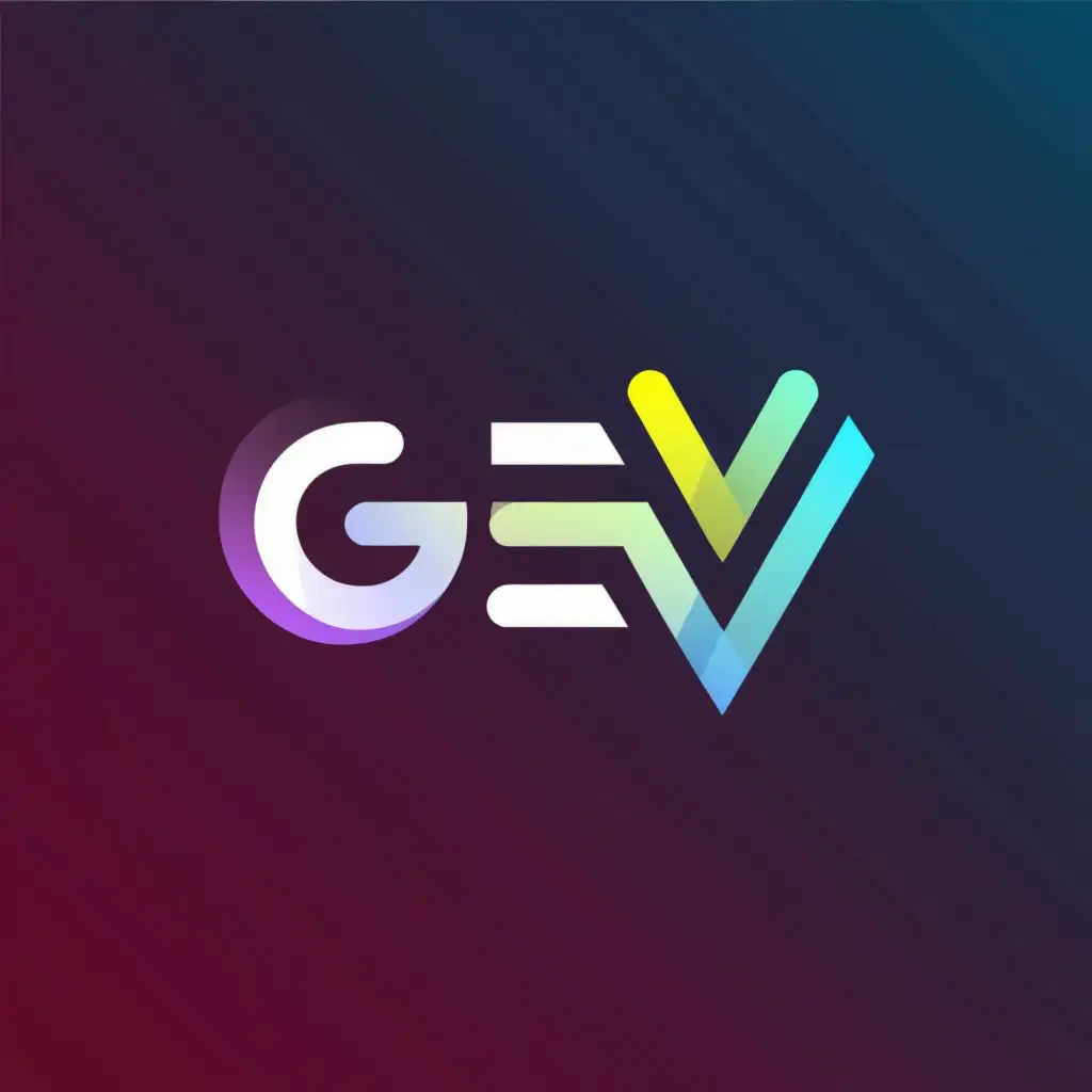 a logo design,with the text "GEN V", main symbol:tech,Moderate,be used in Technology industry,clear background