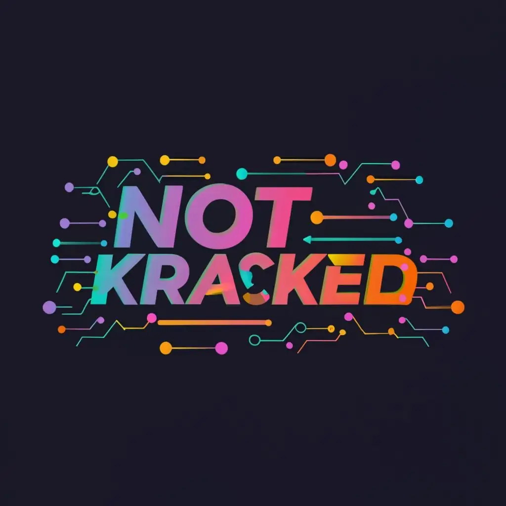 logo, gaming technology related , with the text "NotKracked", typography, be used in Technology industry