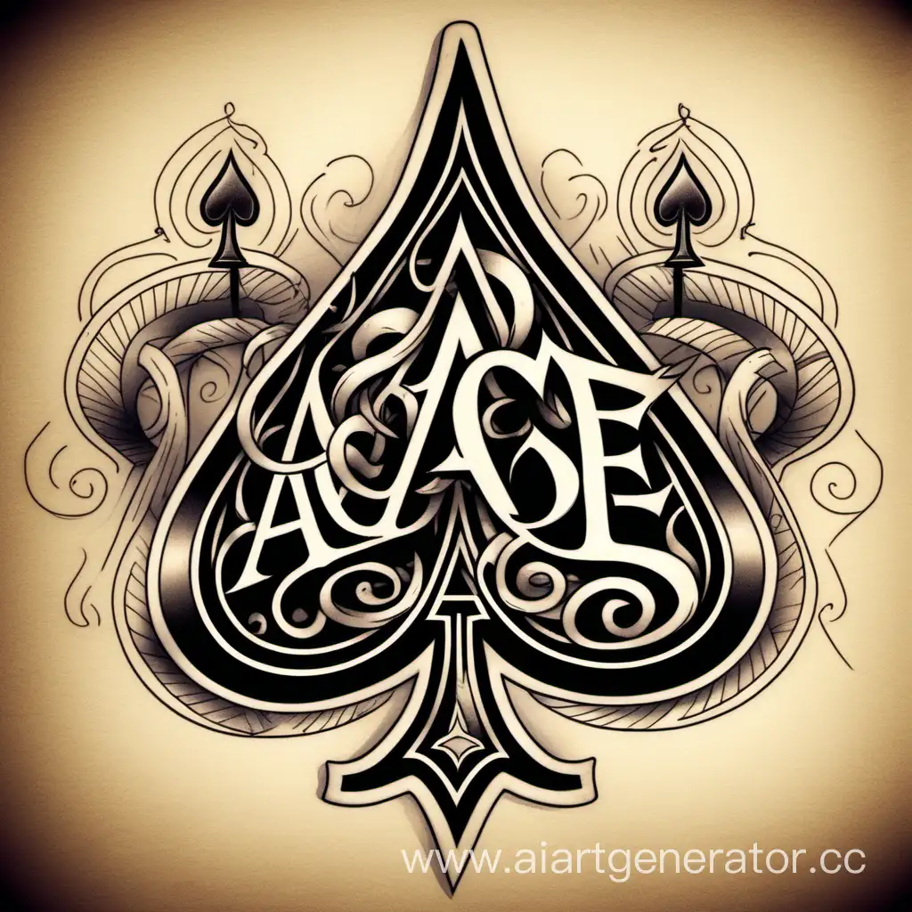 Intricate-Ace-of-Spades-Tattoo-Sketches-with-Detailed-Designs
