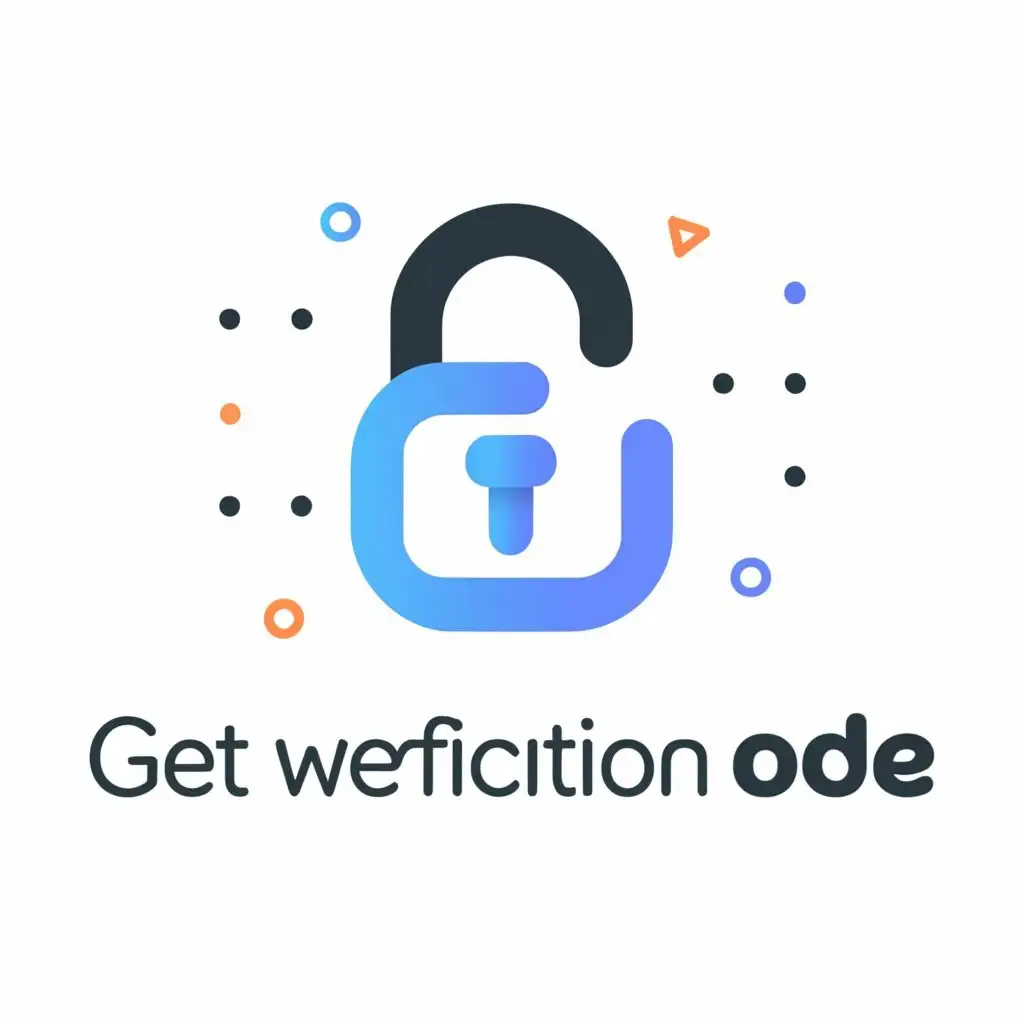 a logo design,with the text "get verification code", main symbol:otp,Moderate,clear background
