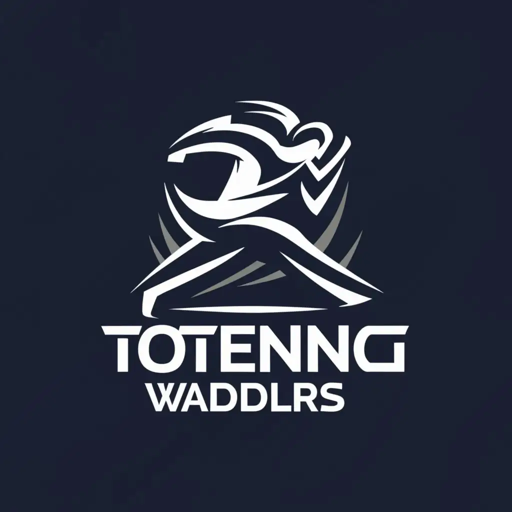 a logo design,with the text "Toteng Waddlers", main symbol:runner,complex,be used in Sports Fitness industry,clear background