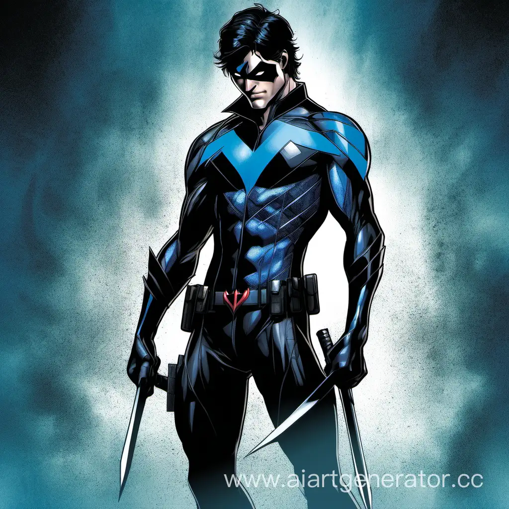 Nightwing из киновсленной DC в крови
