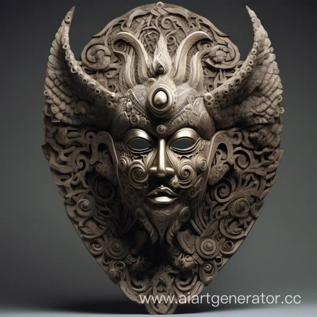Intricately-Crafted-Spirit-Guardian-Home-Interior-Mask
