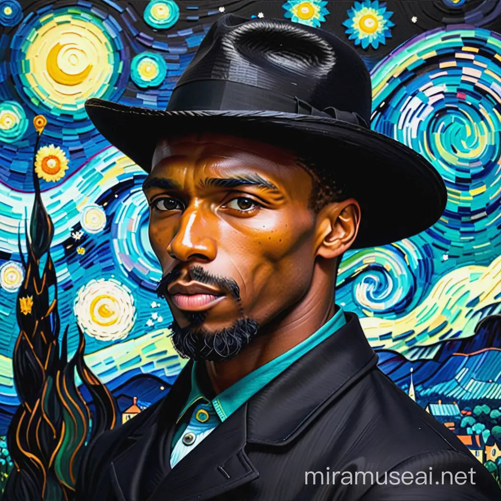 A black version of Van Gogh