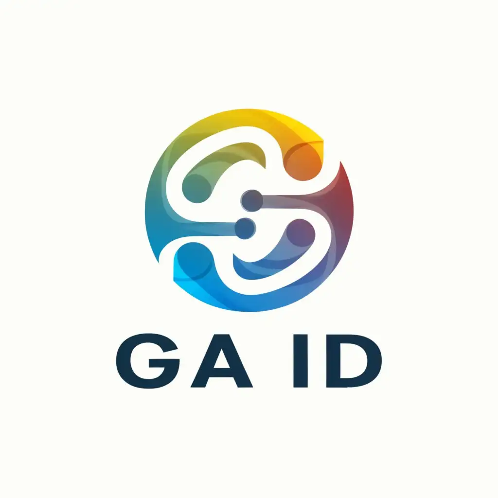 a logo design,with the text "GA ID", main symbol:Sharing and Selling Gadget,Minimalistic,be used in Technology industry,clear background