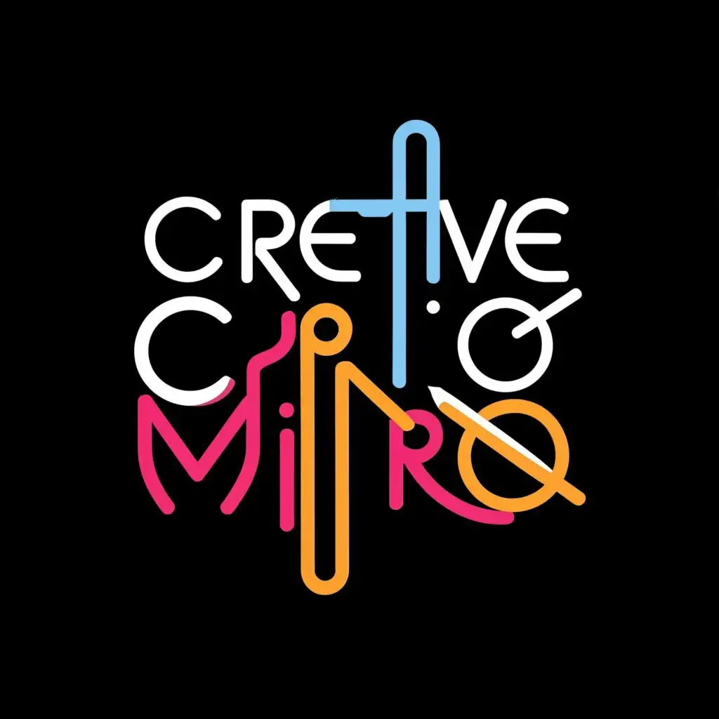 logo, Abstract 1982, with the text "Creative Miro", typography, be used in Entertainment industry