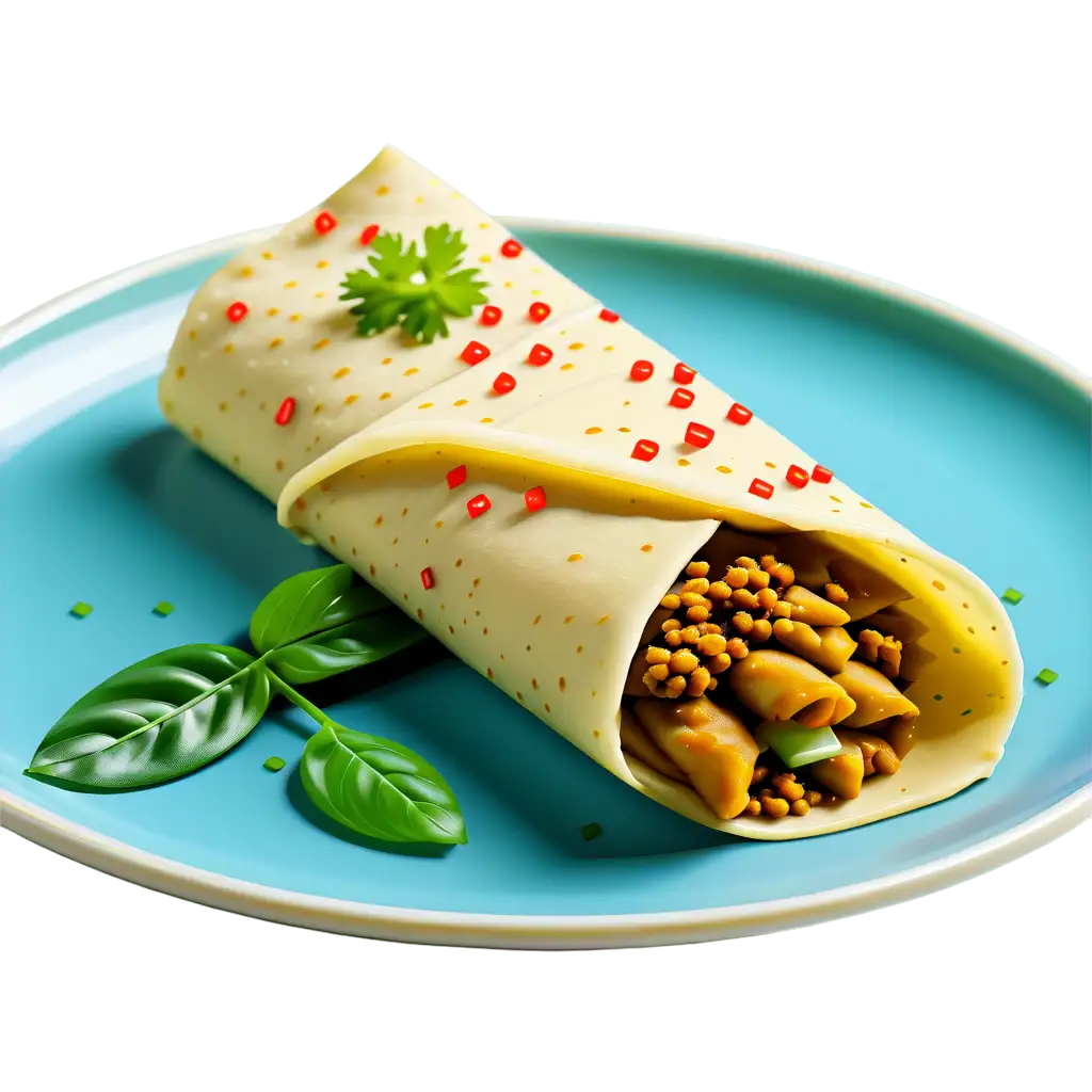 Delicious-Crispy-Chicken-Crepe-PNG-Image-Tempting-Culinary-Art-in-High-Quality-Format