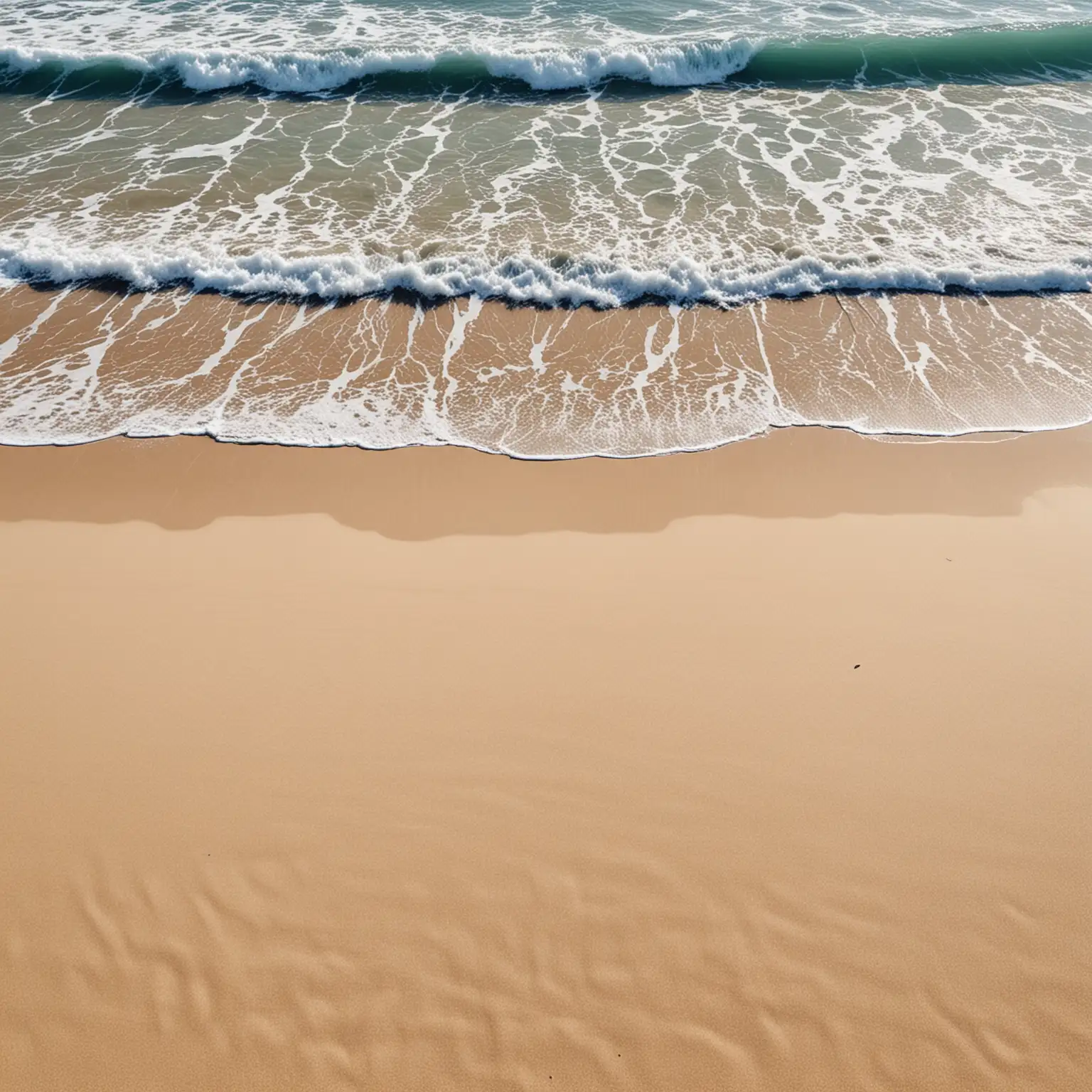 Tranquil Ocean Scene with Sandy Shore