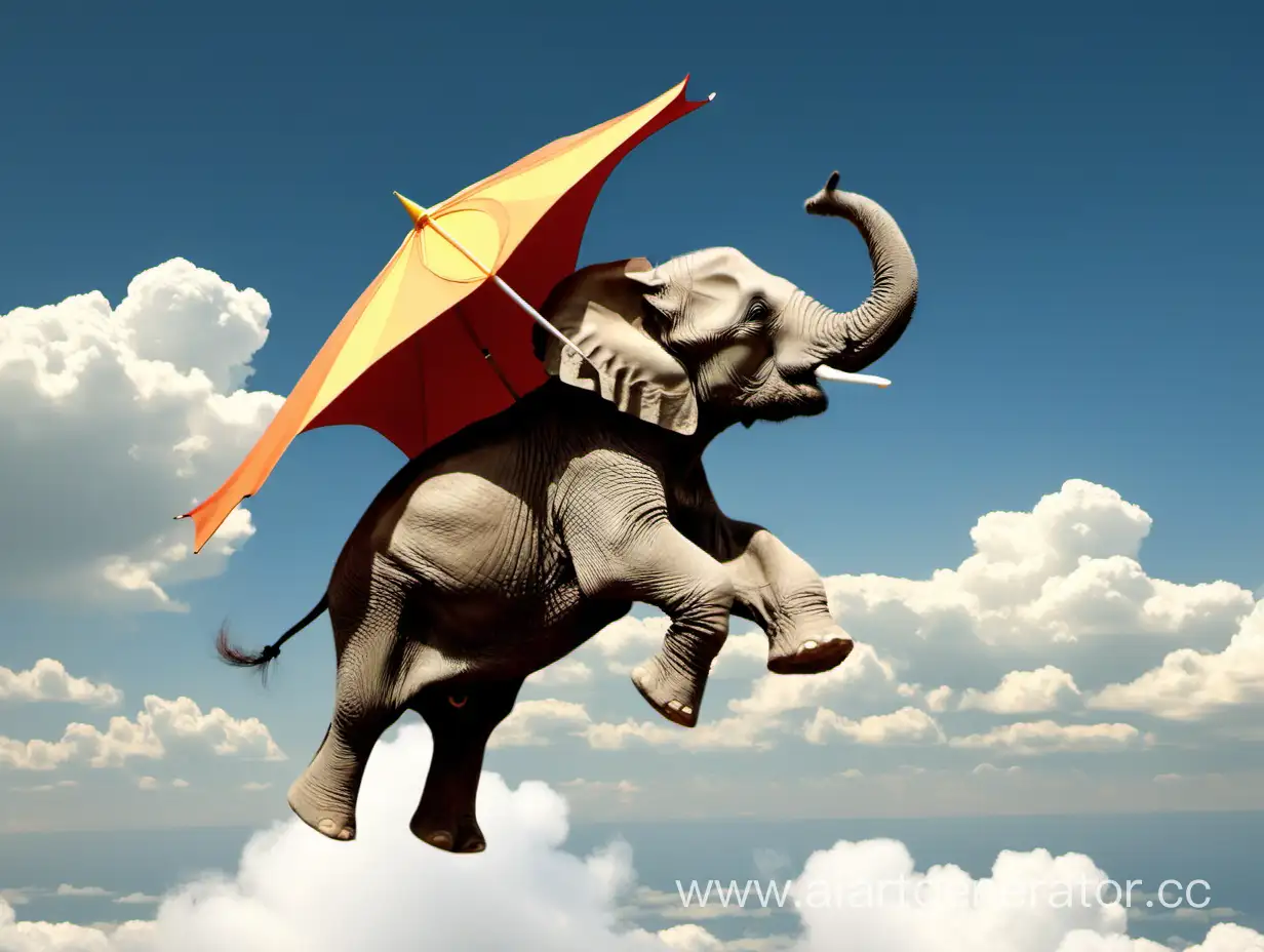 Graceful-Elephant-Soaring-through-the-Sky