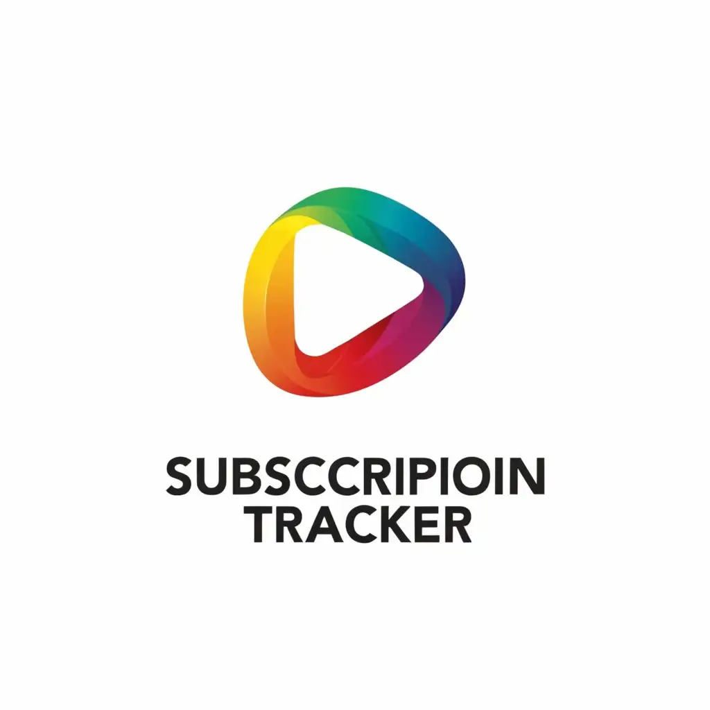 a logo design,with the text "SUBscription TRACKER", main symbol:Square,Moderate,clear background