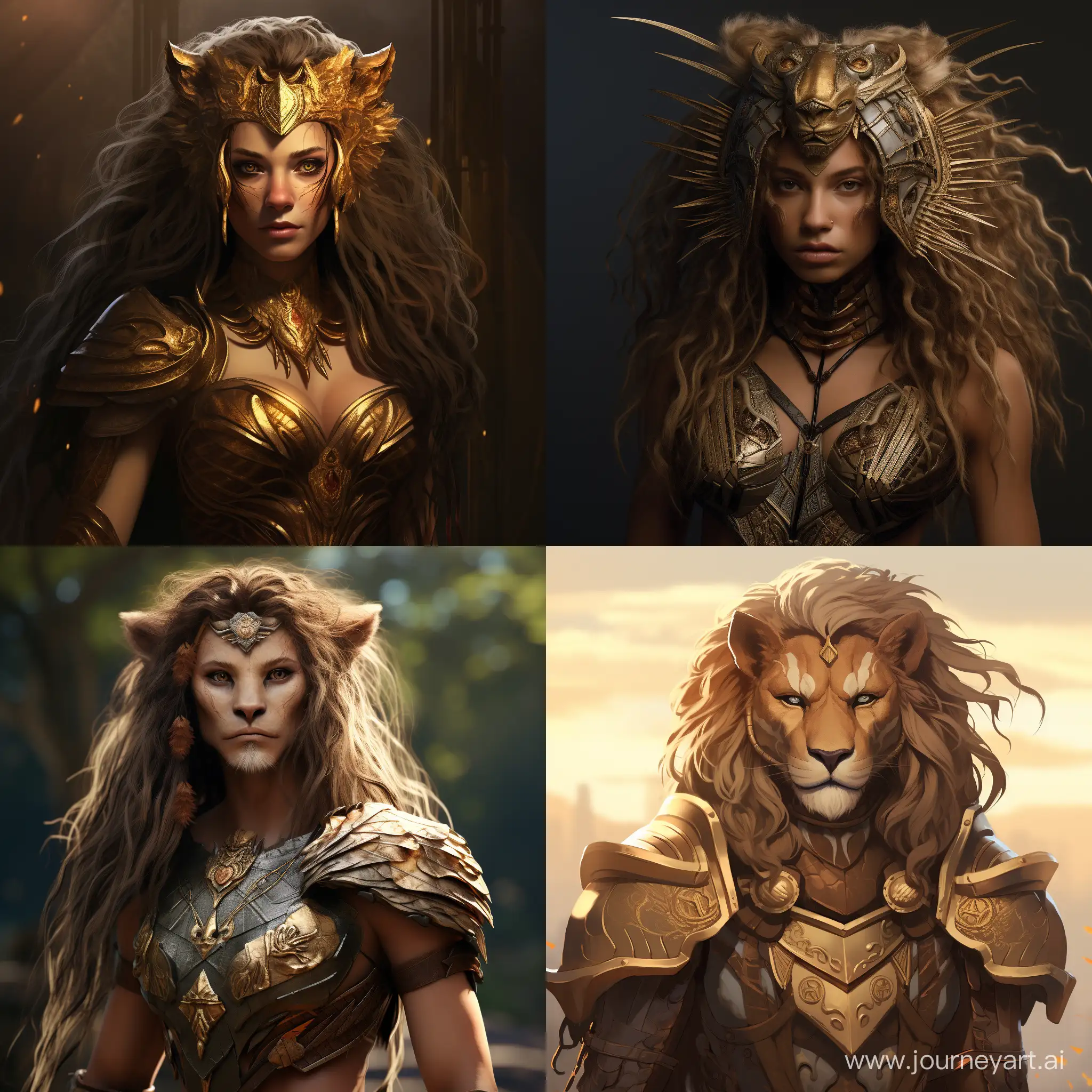 Paladin-Lioness-with-Humanoid-Features