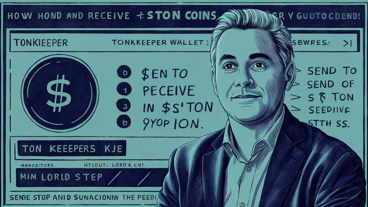How to send and Receive $Ton coin on Tonkeeper wallet very Easy. Learn with lord kj