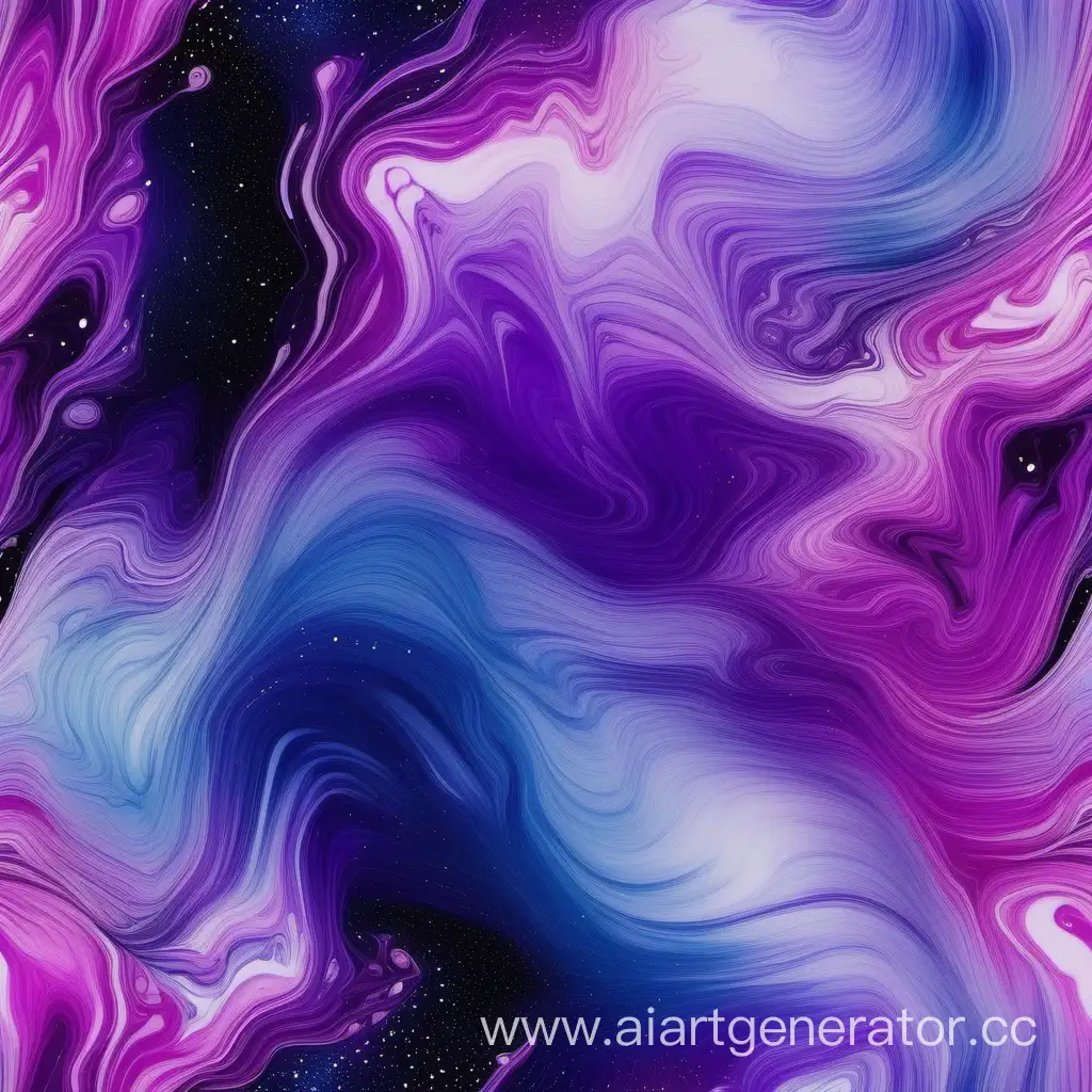 galaxy blue pink purple water with white highlights