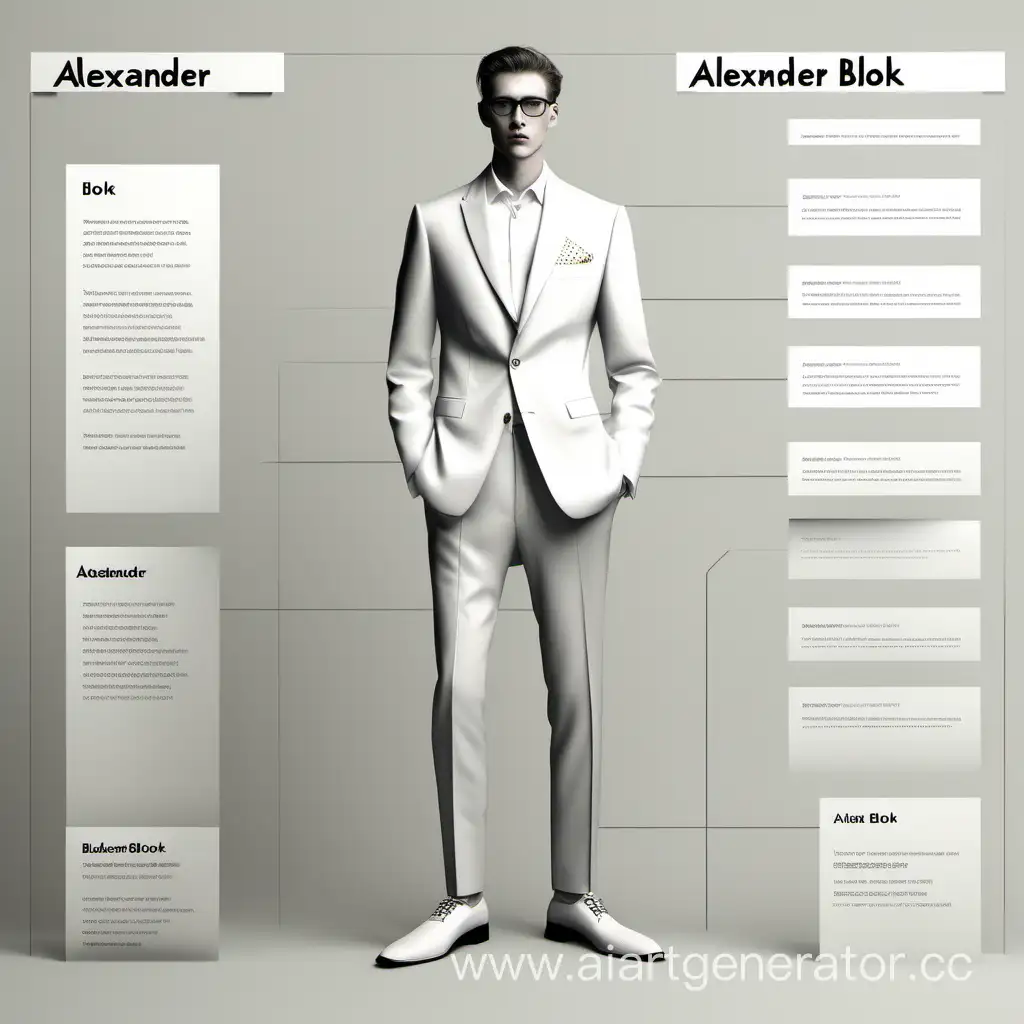 presentation by Alexander Blok style features