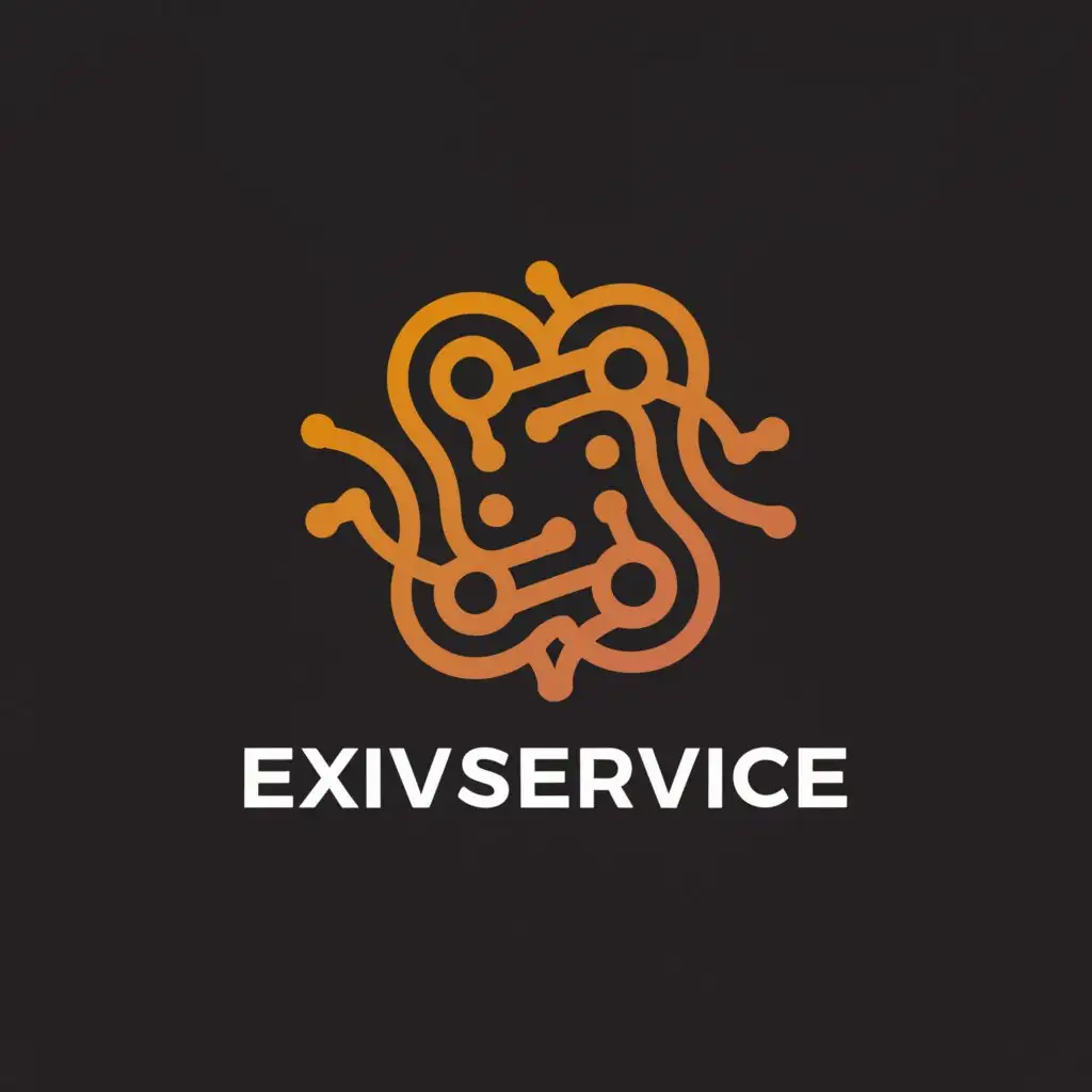LOGO-Design-for-Exiv-Service-Web-Design-with-Clear-Background