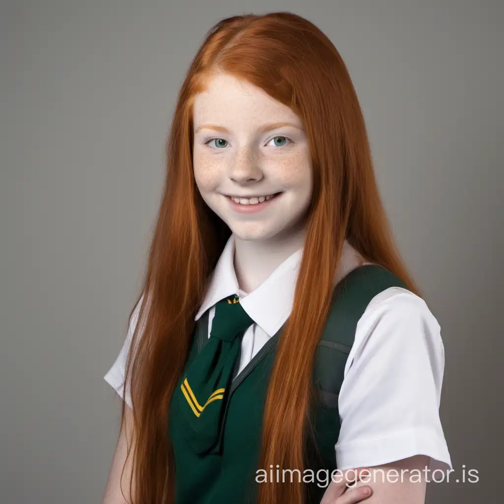 15 year old redheaded schoolgirl