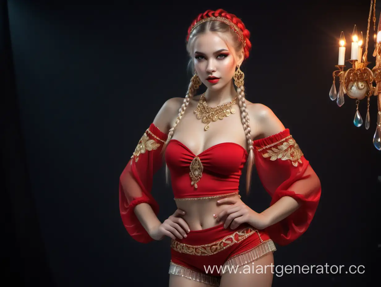Seductive-Russian-Beauty-with-FairyTale-Kokoshnik-and-Diamond-Accessories