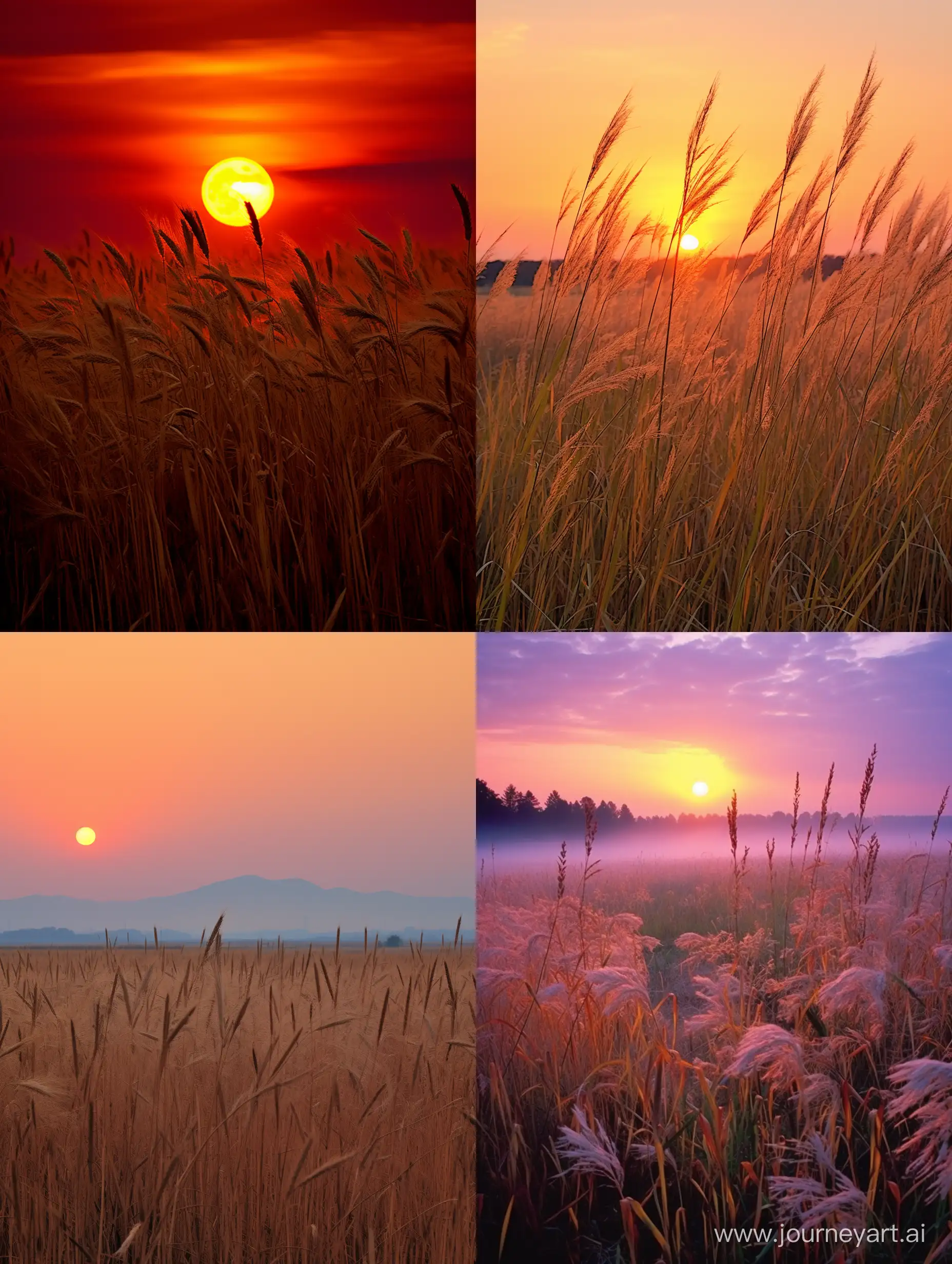 Serene-Sunset-Over-Compressed-Rye-Field
