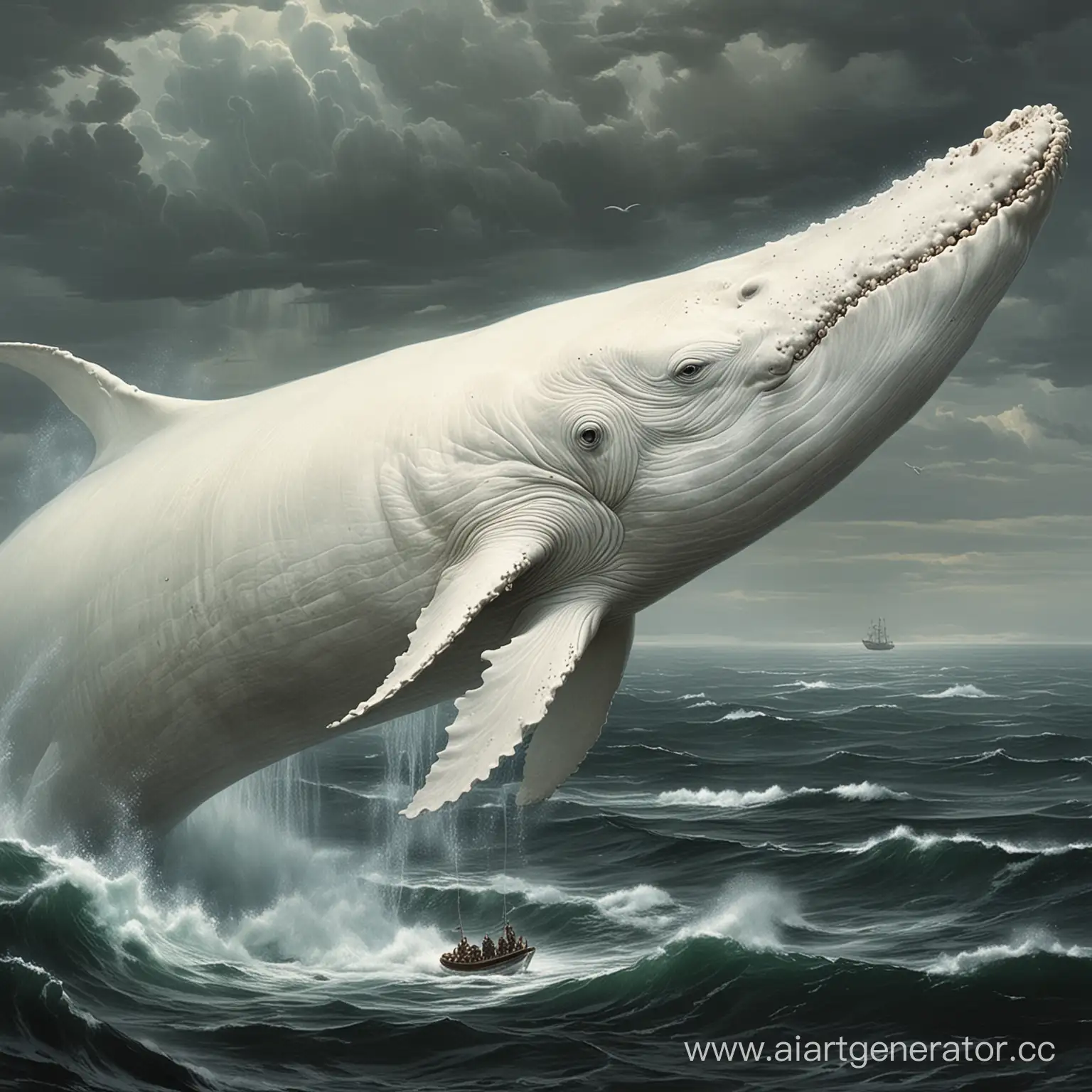 Majestic-White-Whale-Encounter-in-the-Deep-Ocean