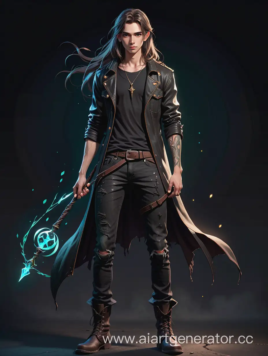 Dark-Fantasy-Male-Mage-with-Long-Hair-and-Magical-Staff