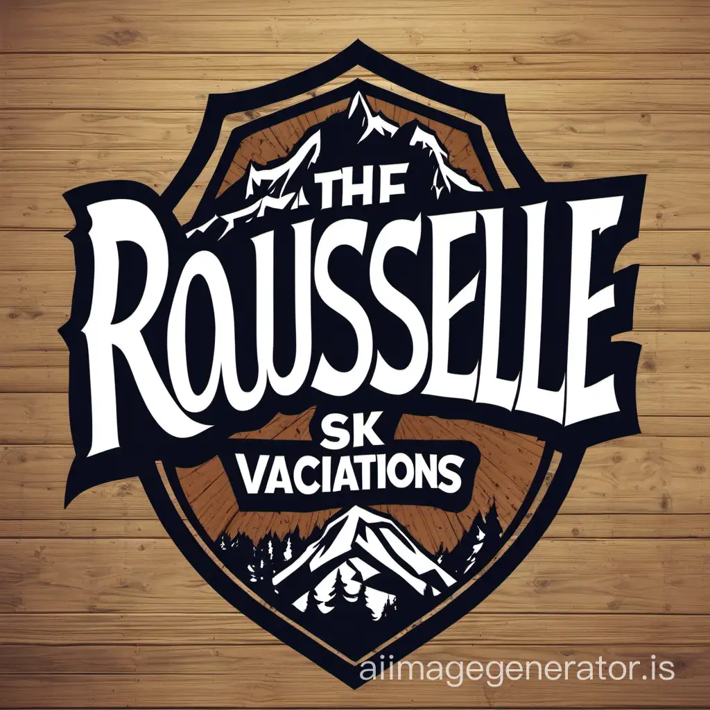 logo for the ROUSSELLE ski vacations at "les gets"