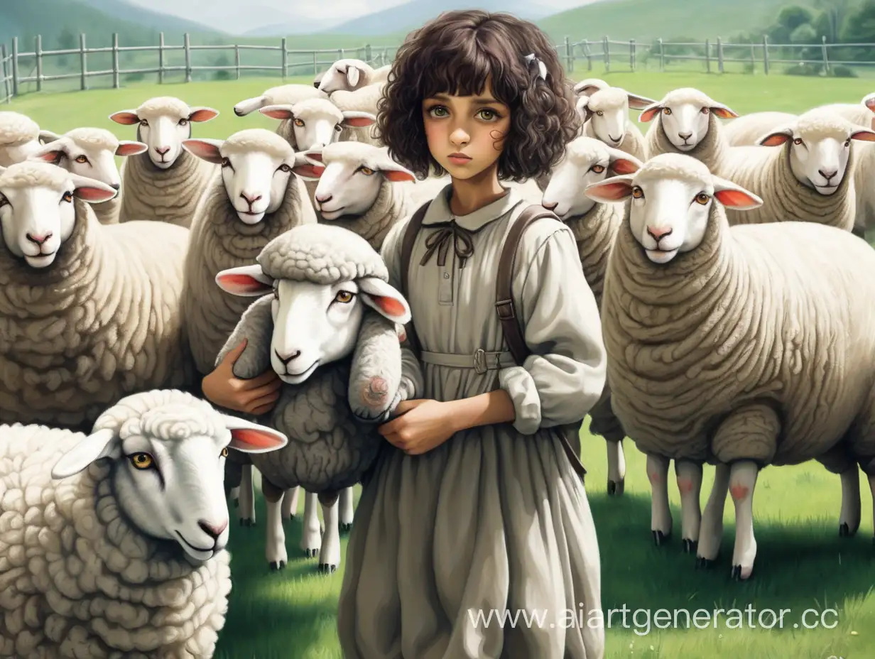 Hybrid-Girl-with-Sheep-Traits