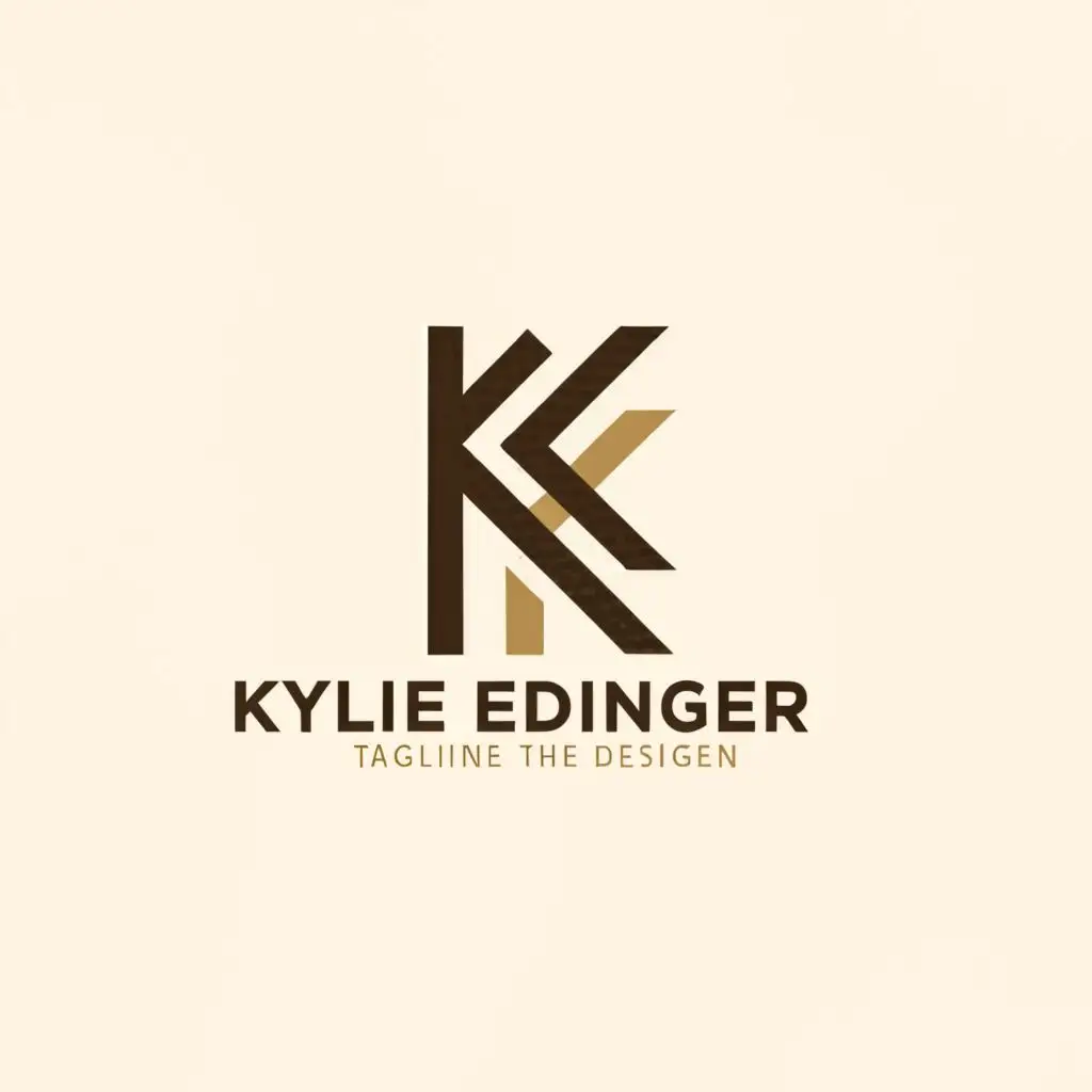 a logo design,with the text "Kylie Edinger", main symbol:And,Minimalistic,be used in Medical Dental industry,clear background