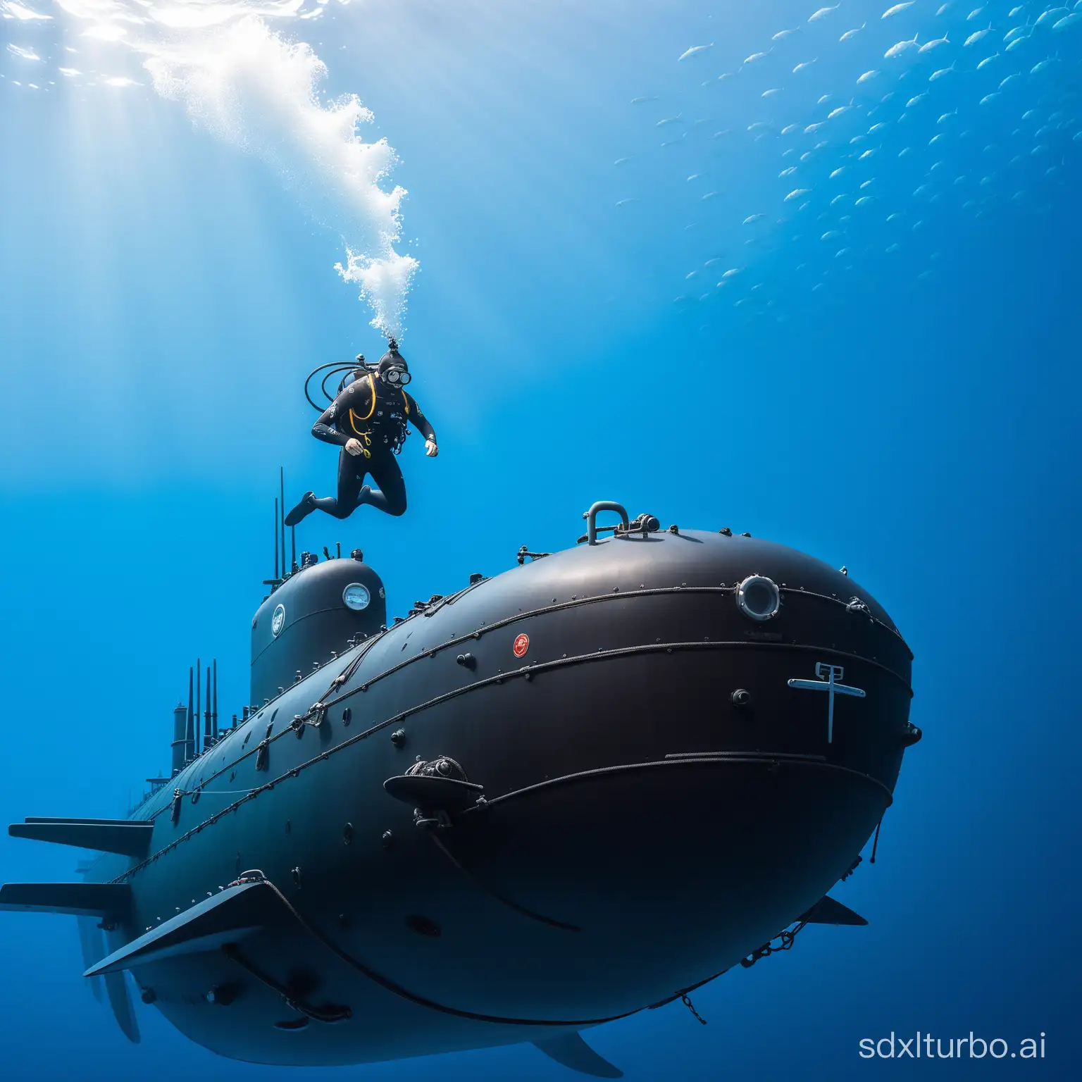 Chinese-Hero-Fu-Wentao-Submarine-Diving-Expedition