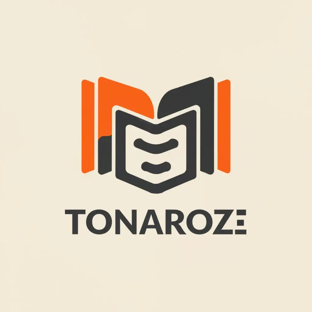 a logo design,with the text "Tonaroz", main symbol:books
,Moderate,clear background