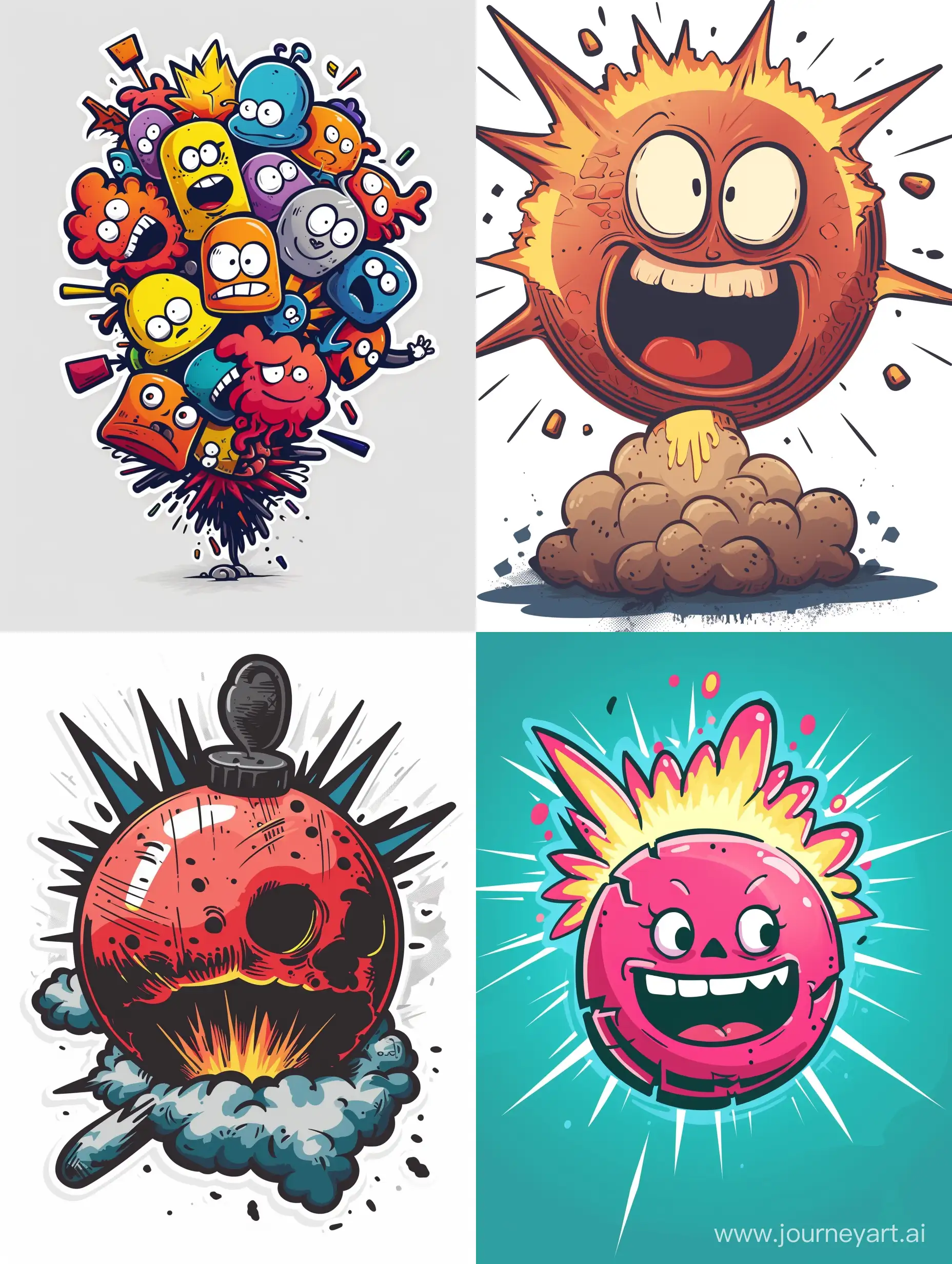 Colorful-Cartoon-Sticker-Bomb-Art-with-Vibrant-Visuals