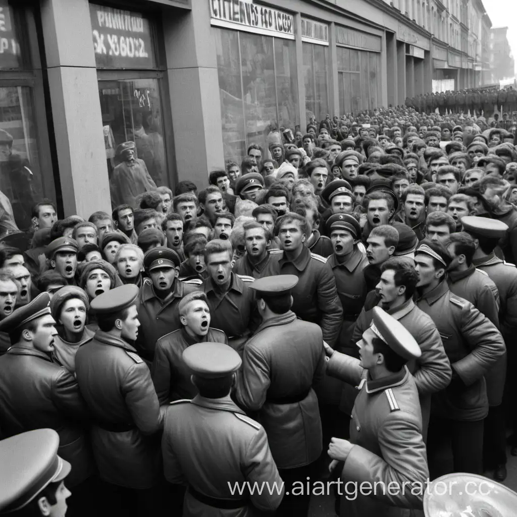 USSR-Citizens-Protest-High-Prices-with-Red-Army-Presence