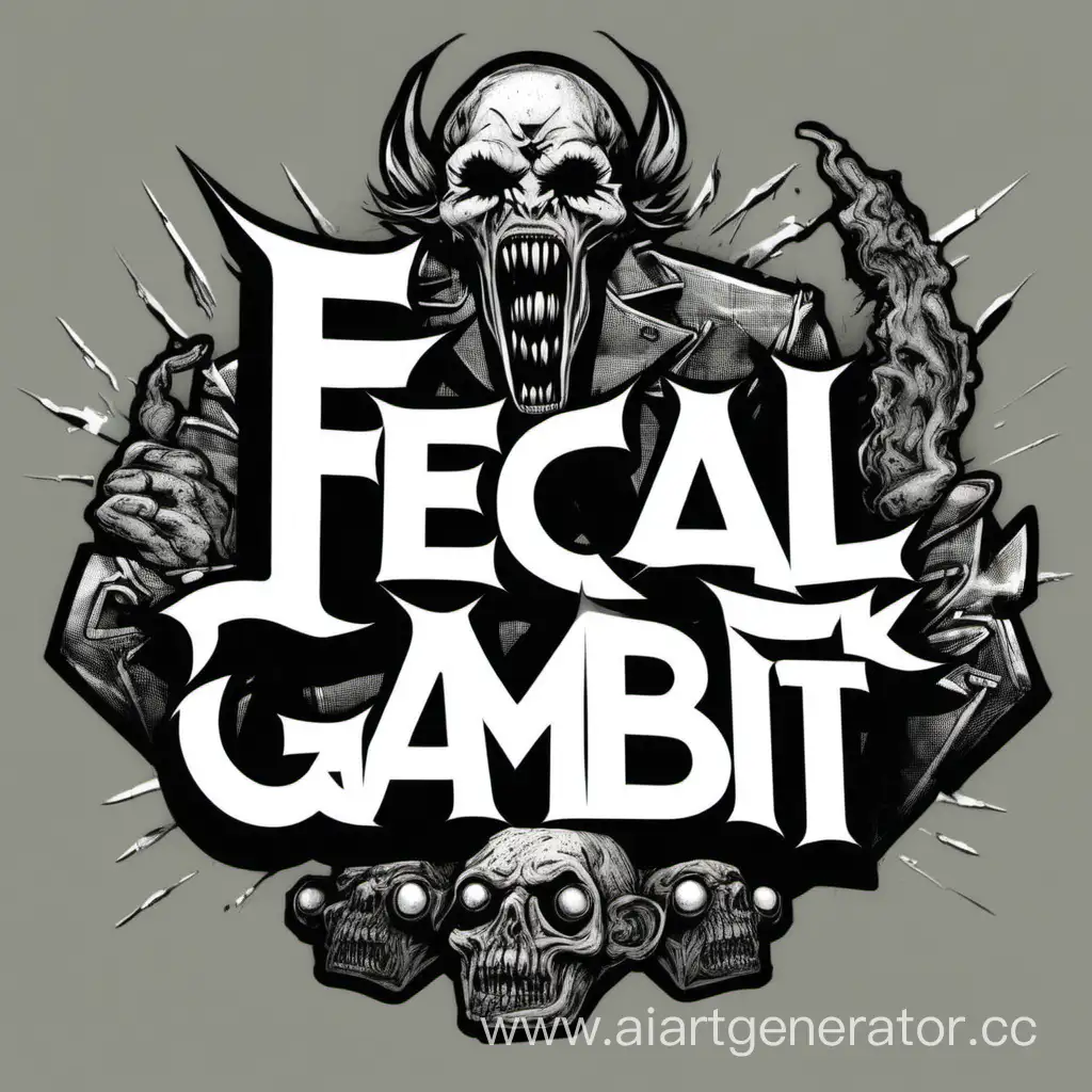 логотип панк группы фекальный гамбит

