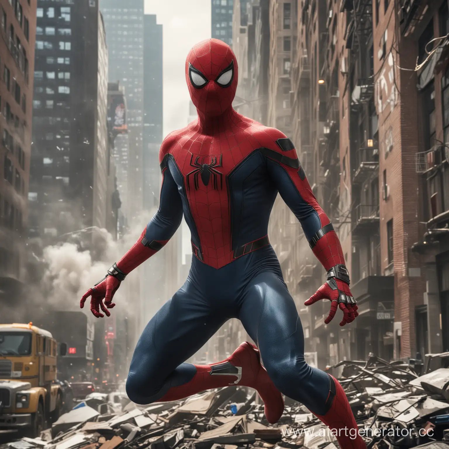 Параллельно с его ролью защитника Нью-Йорка, Питер Паркер, известный как Человек-паук, работает в компании "Техносоюз" в качестве разработчика программного обеспечения. По сути, он является двойным агентом, когда надевает свой костюм и превращается в Человека-паука, чтобы бороться с преступностью.