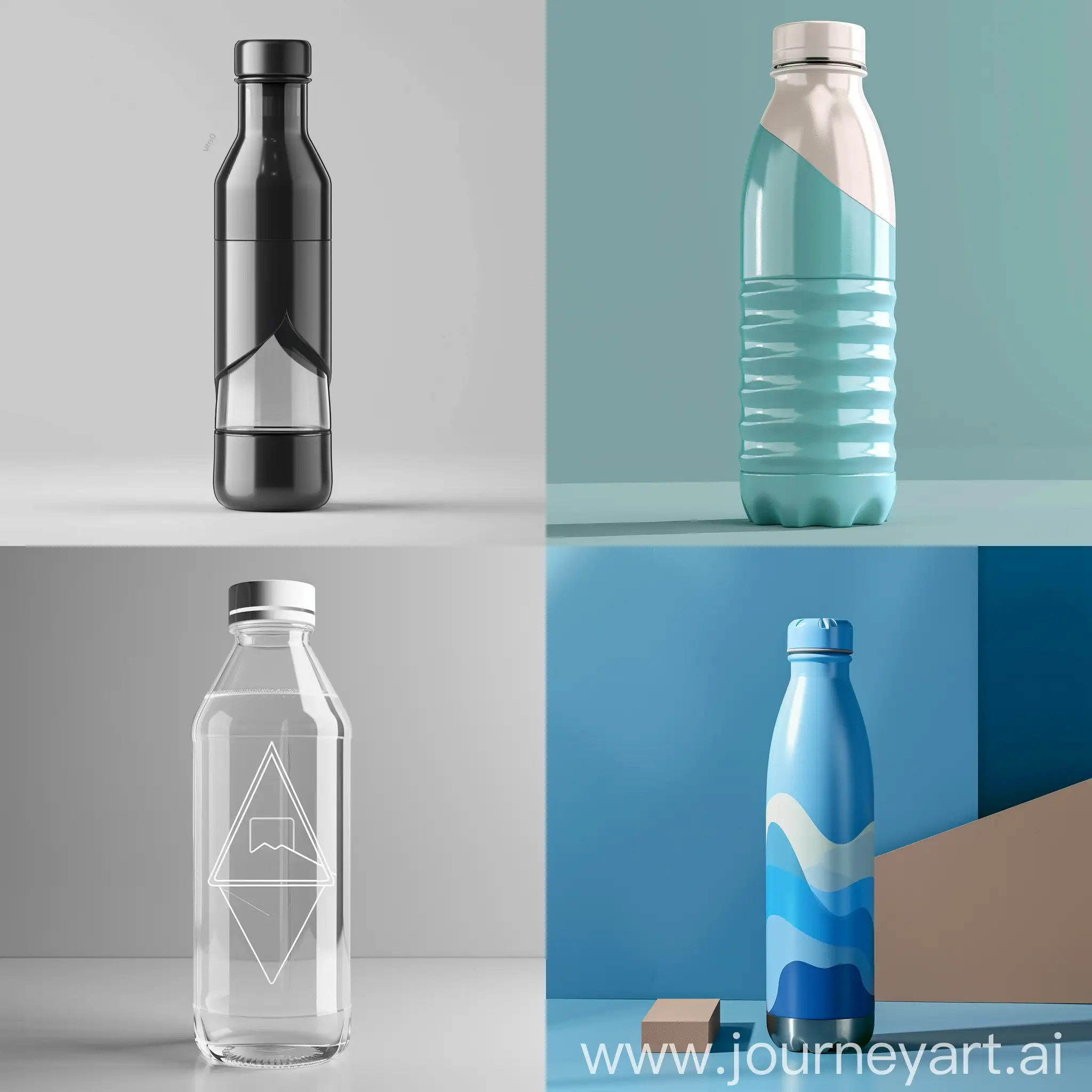 Sleek-Water-Bottle-Design-with-Vibrant-Colors