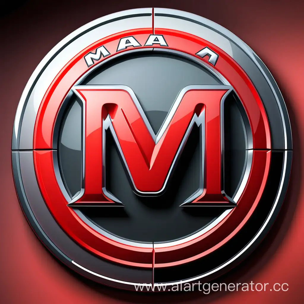 Distinctive-Round-Car-Dealership-Logo-Featuring-Red-MA-Letters