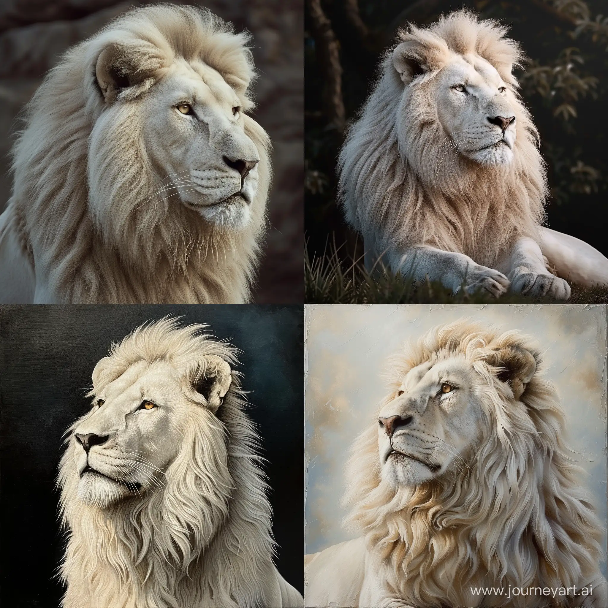 Majestic-White-Lion-in-a-11-Aspect-Ratio