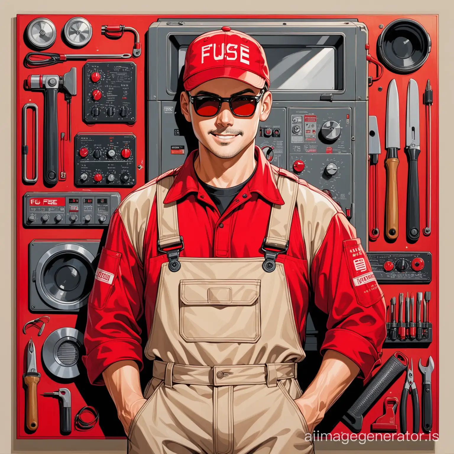 Cheerful-Repairman-Surrounded-by-Tools-in-FUSE-Uniform