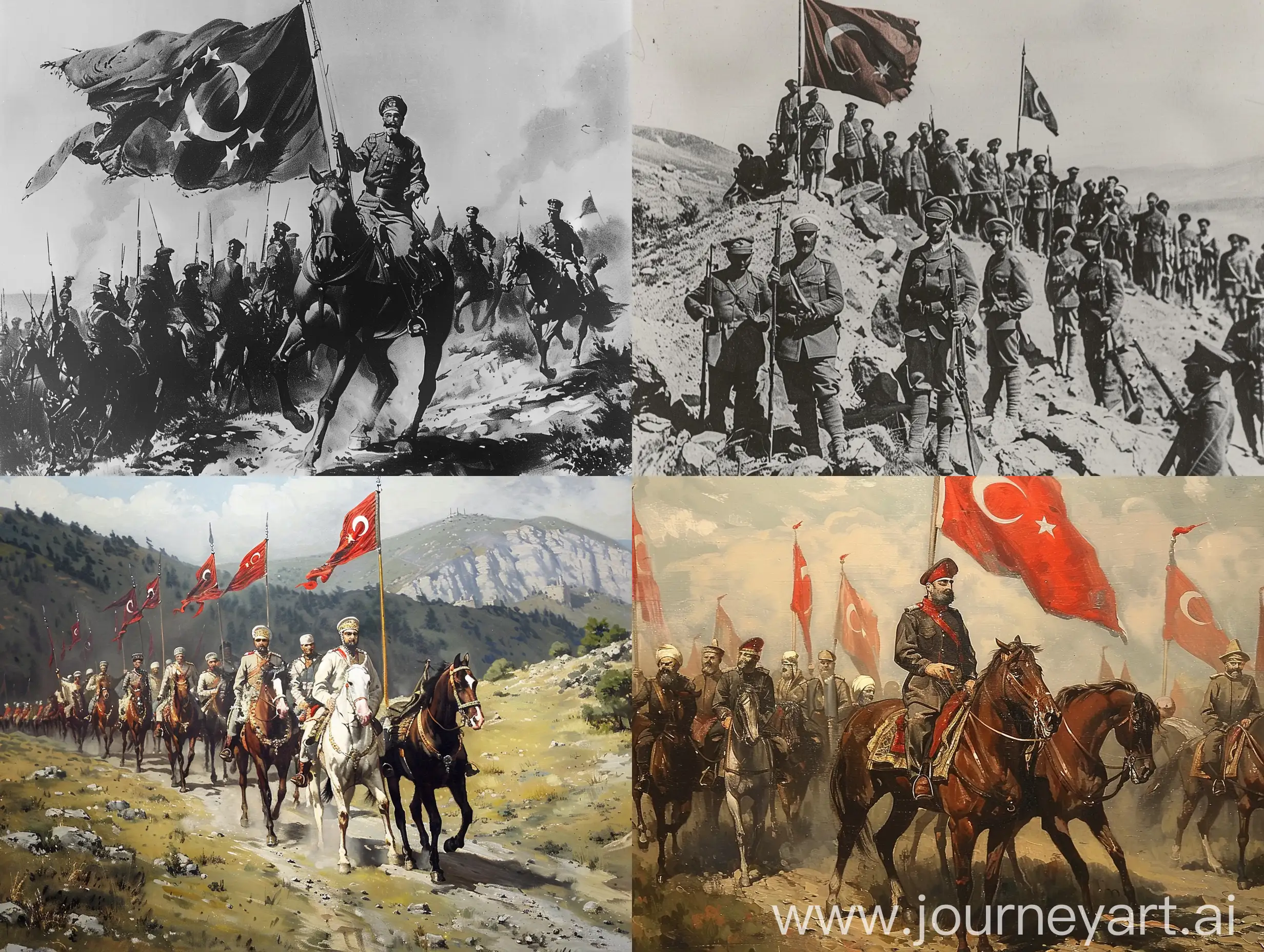 Every segment of Turkish society, from the Ottoman government to the Turkish nationalists led by Mustafa Kemal Pasha, resisted the occupation. A new Turkish National Movement centered in Central Anatolia was born to counter the foreign forces remaining in Anatolia. The Allies, in turn, gave the Greek army the task of ending the Turkish Nationalist government.