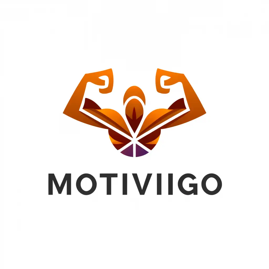 a logo design,with the text "motivigo", main symbol:man,Minimalistic,be used in Sports Fitness industry,clear background