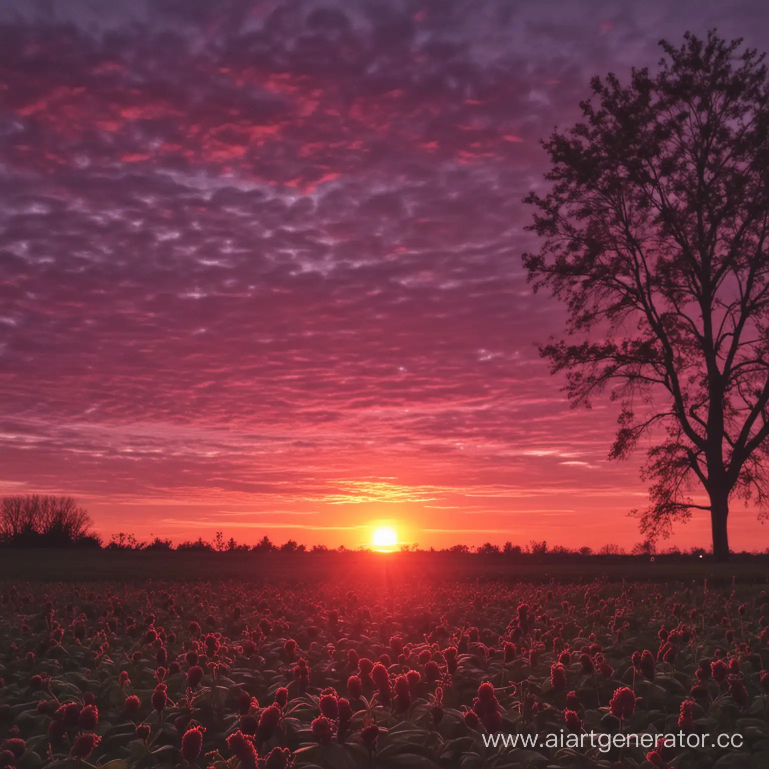Sunset-Serenade-Raspberry-Fields-in-Bloom