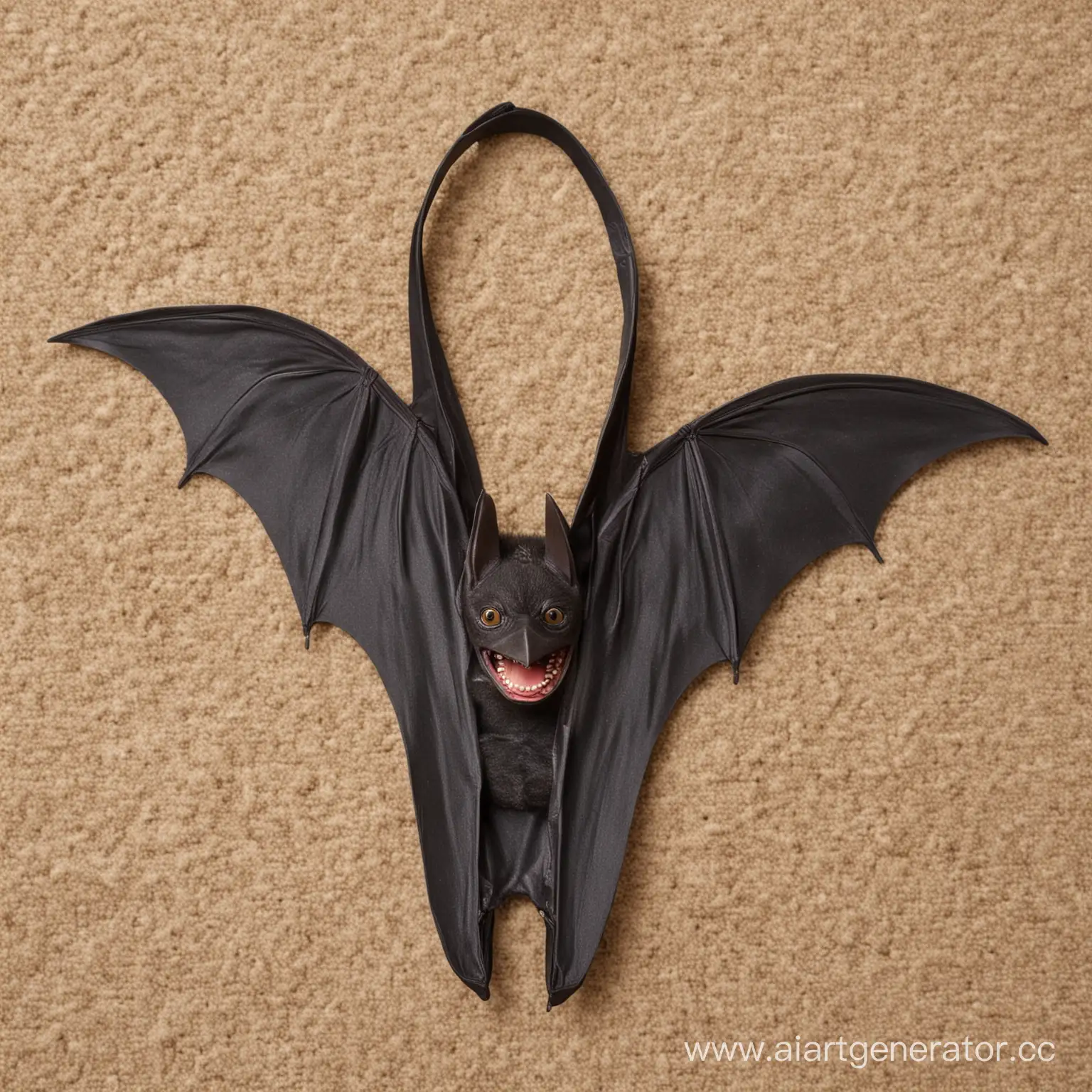 Playful-Bat-Wearing-Thongs-in-Moonlit-Night
